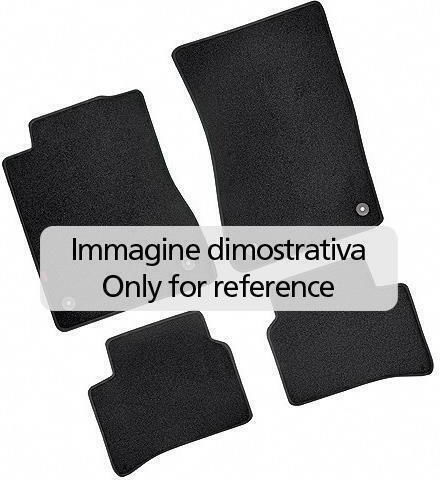 Lampa Set of Front and Rear Mats 4pcs for Alfa Romeo Stelvio Black