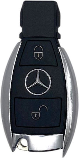 Car Key Shell with Blade with 2 Buttons for Mercedes Benz