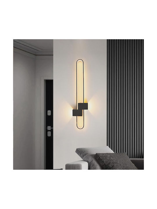Leuchte Wand mit Integrierter LED Schwarz
