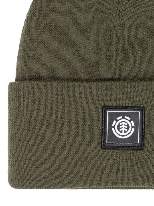 Beanie Unisex Σκούφος Πλεκτός σε Χακί χρώμα