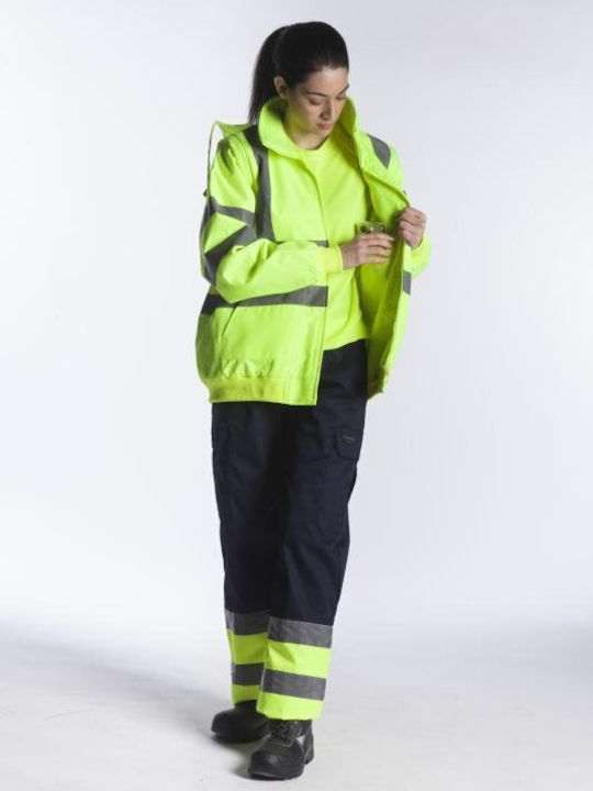 Fageo Work Jacket Reflective with Hood Orange