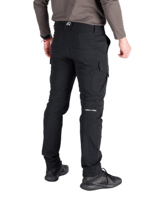 Northfinder Cargo Bărbați Lung Pantaloni de drumeție Negru