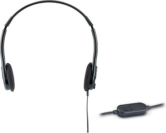 Genius HS-M200C On Ear Căști Multimedia cu microfon și conexiune Jack de 3,5 mm