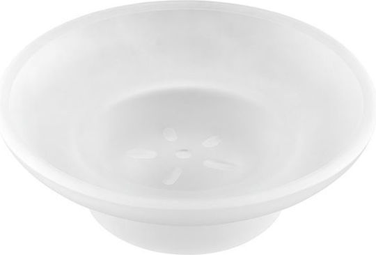 Viospiral Wall Mounted White Soap Dish
