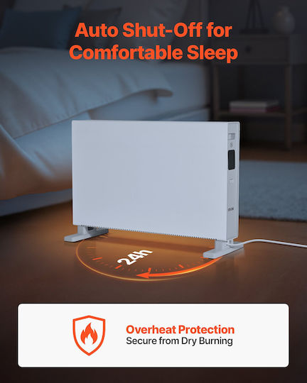 Vevor Convectoare pardoseală 2000W cu Termostat Electronic