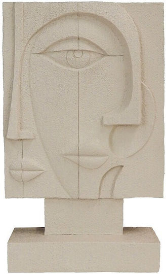 Φιγουρα Γεωμετρικη Cubism Λευκη 16,4χ7,3χ26,9εκ Φιγουρα Γεωμετρικη Cubism Λευκη 16,4χ7,3χ26,9εκ