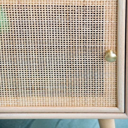 Nachttisch Beige 42x34.5x71cm