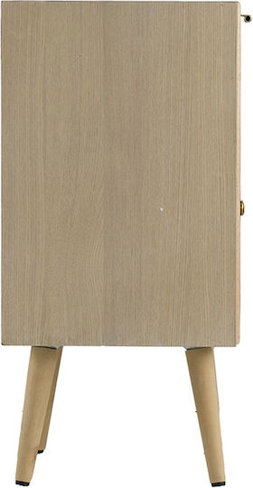 Nachttisch Beige 42x34.5x71cm