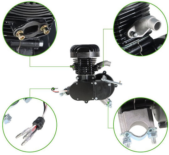 Kit Motor Bicicletă 100cc 2-Tacturi Unelte și lubrifianți pentru biciclete