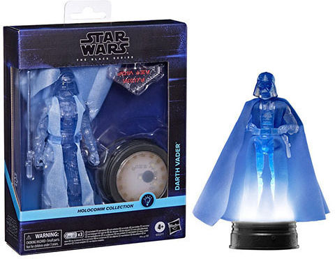 Action-Figur Series Holocomm Collection Krieg der Sterne Darth Vader mit Licht 15cm.