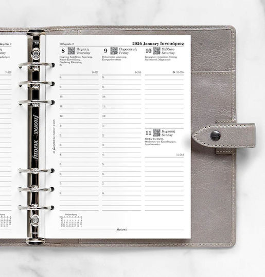 Filofax Weekly Diary Refill 2026