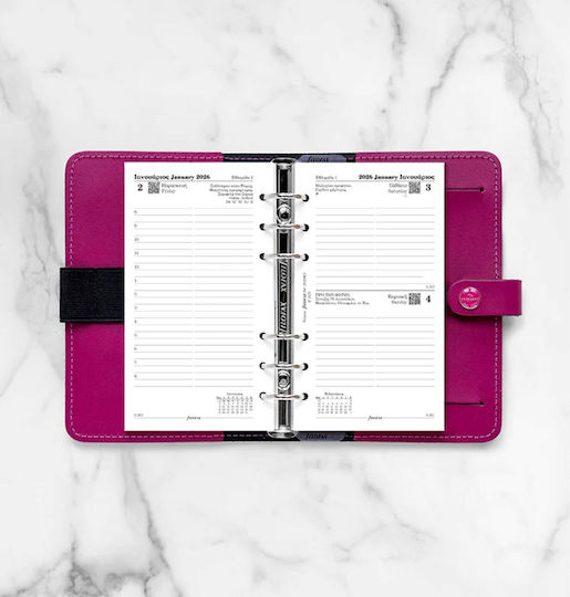 Filofax Дневник Ежедневни Страници За Замяна Personal 2026