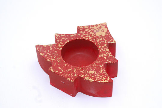 Weihnachtsdekorationen mit Bäumen 12cm Rotes Weihnachtsdekorationen mit Bäumen 12cm Rotes