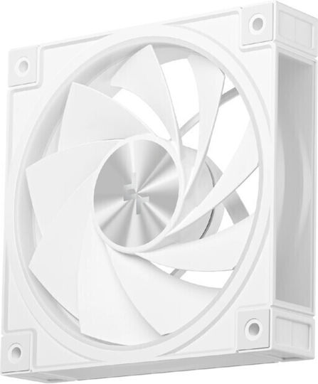 Deepcool CG580 4F V2 Gaming Midi Tower Κουτί Υπολογιστή με Πλαϊνό Παράθυρο και ARGB Φωτισμό Λευκό
