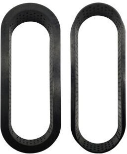 Oval Plastic Baking Cookie Tart Ring Size 14.4x5.3xH2cm