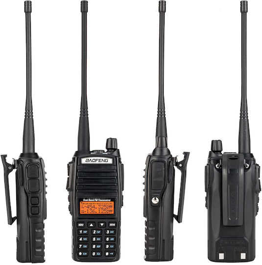 Baofeng UV-82 Transmițător Wireless UHF/VHF 8W cu Ecran Monocrom