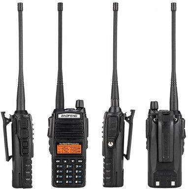 Baofeng UV-82 Transmițător Wireless UHF/VHF 8W cu Ecran Monocrom