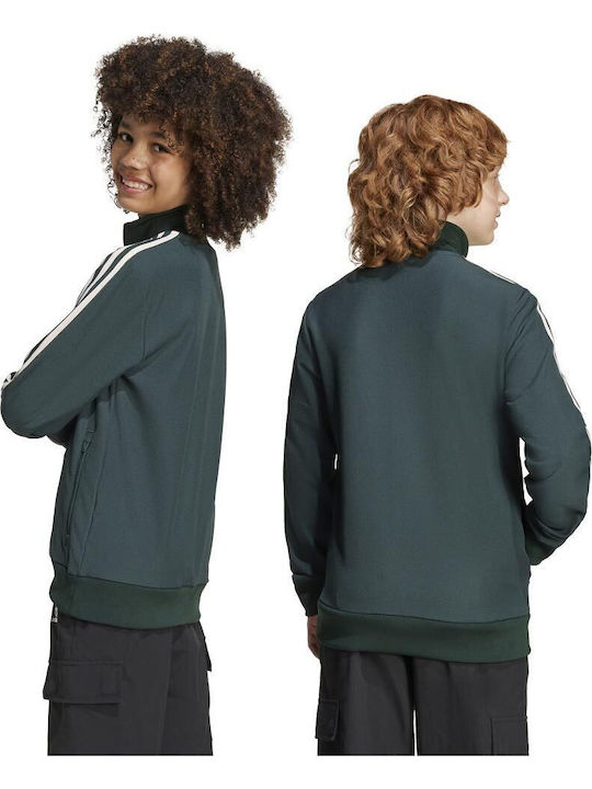 Sportlich Kinderstrickjacke Shadow Green