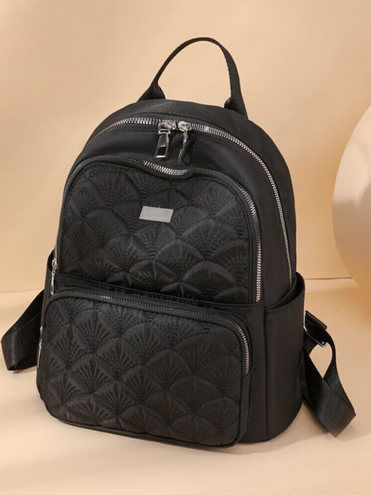 De piele Geantă de damă Rucsac Neagră