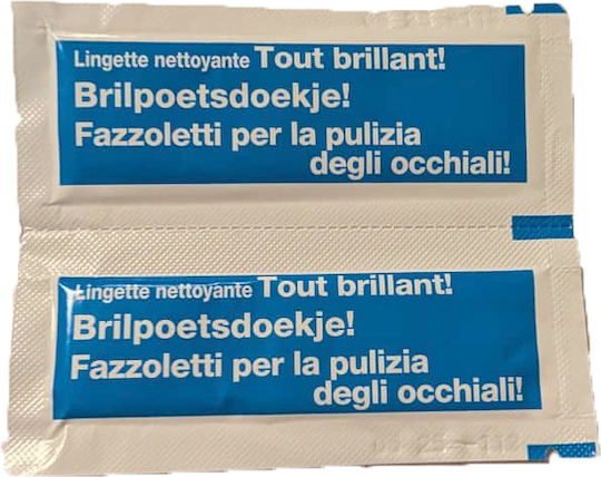 Set 2 X Doctor Clean Șervețele Pentru Curățarea Ochelarilor Pachet 12 Bucăți Lentile Ecrane Suprafețe Optice