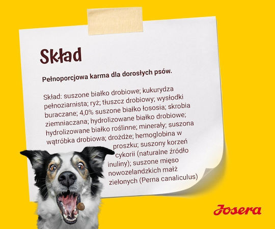 Josera Festival 12.5kg Dry Food for Adult Dogs with Meat, Salmon, Poultry, Rice, Liver and Potatoes