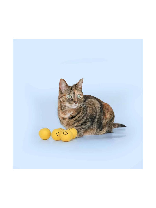 Coockoo Felt Cat Toys Smiling Balls 3.5cm 402/485620