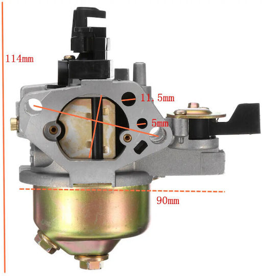Carburator Compatibil Honda Gx 390 13hp Valvă Combustibil Grad I