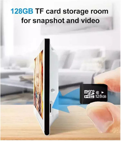 Kit Video Interfon Fără Fir Wifi 2 Familii Mentor Sykt088b 7 Inch Ahd 2mp 24v 2 Fire 5în1 Negru