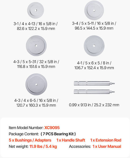 Vevor Motorcycle Bearings