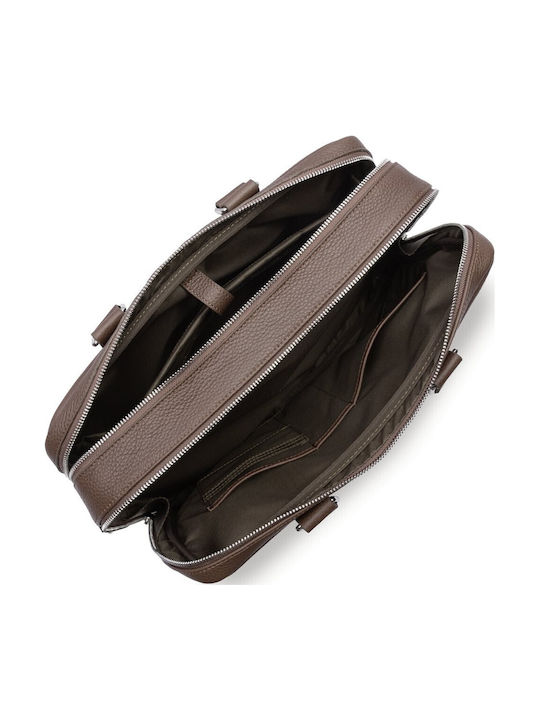 Leder Herrentasche Geldbörse Rot