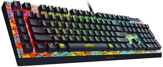 Razer Blackwidow V4 X Pokemon Kanto Starters Gaming Mechanical Keyboard with Razer Mechanical switches and RGB lighting (English US) Green