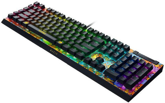 Razer Blackwidow V4 X Pokemon Kanto Starters Gaming Mechanical Keyboard with Razer Mechanical switches and RGB lighting (English US) Green