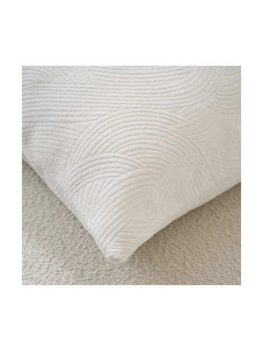 Gofis Home Decorative Pillow Case Nimbus 447 Velvet Polar White 447/26 50x50cm
