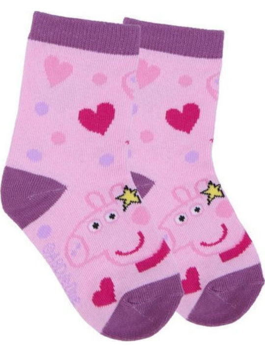 Cerda Παιδικές Κάλτσες Peppa Pig Πολύχρωμες 5 Ζευγάρια