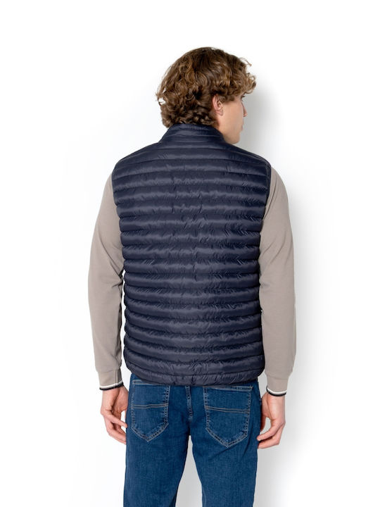 Sleeveless Jacket Blue