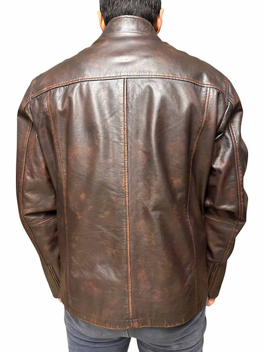 Leather Jacket Brown