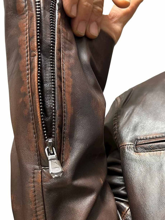 Leather Jacket Brown
