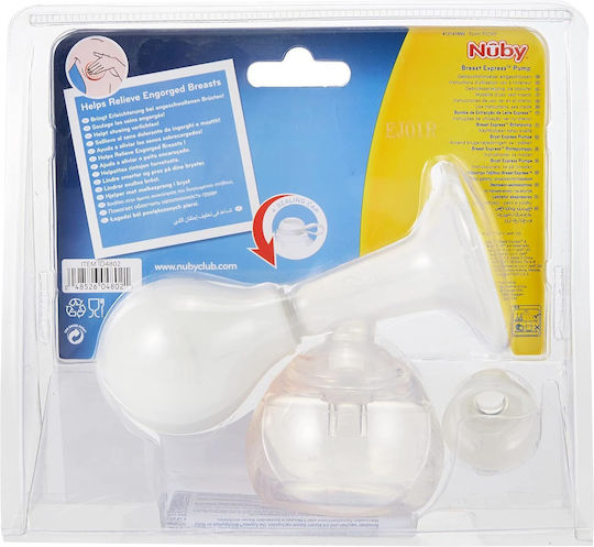 Nuby Express Χειροκίνητο Μονό Θήλαστρο Λευκό 90ml