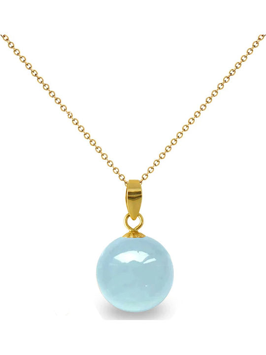 Margaritari Set with Earrings & Pendant from Gold 14K