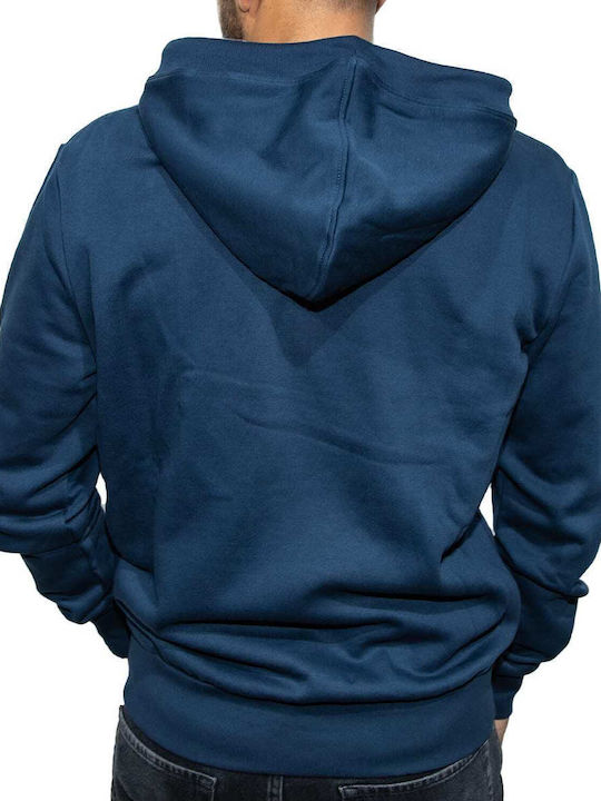 Sweatshirt with Hood Blue