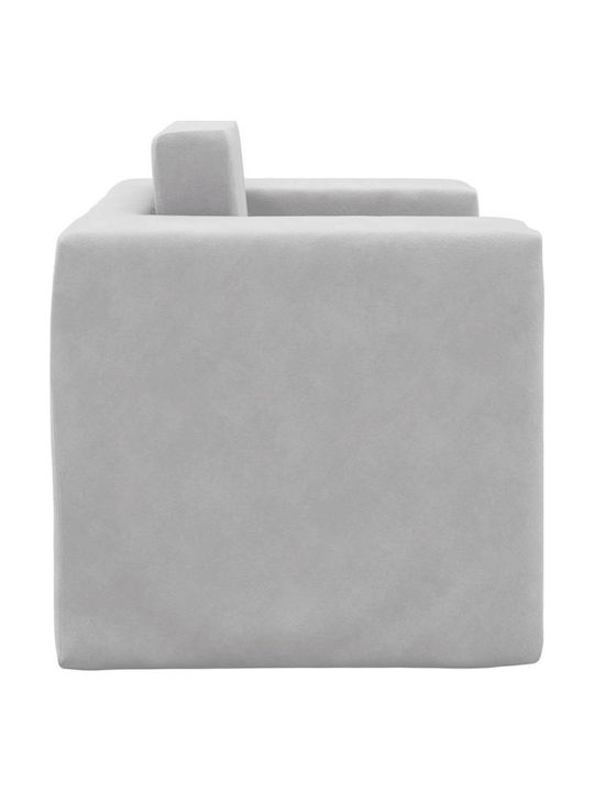 Kids Sofa Grey 52x104x34cm