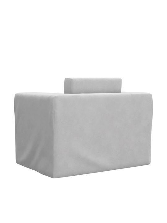 Kids Sofa Grey 52x104x34cm