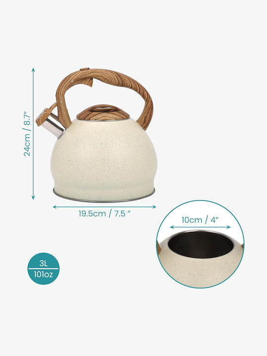 Belle Vous Fierbător Inoxidabil Gri 3000ml