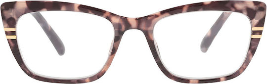 Brilo Women's Reading Glasses +2.00 in Brown color BR100TAR2.00