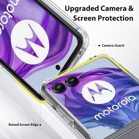 Motorola Umschlag Rückseite Silikon Transparent (Motorola Razr 50 Ultra 5G)