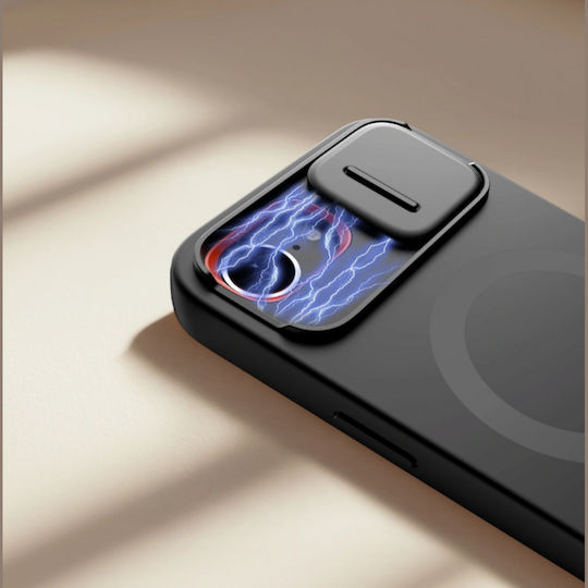 Tech-Protect Kevlar Aura Magsafe Back Cover Fibră de Aramidă Negru (iPhone 17e / 16e)