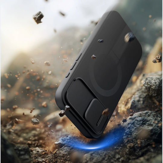 Tech-Protect Kevlar Aura Magsafe Back Cover Fibră de Aramidă Negru (iPhone 17e / 16e)