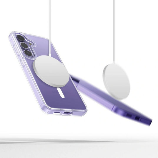 Flexair Hybrid Back Cover Silicone / Plastic Transparent (Galaxy S25 FE)