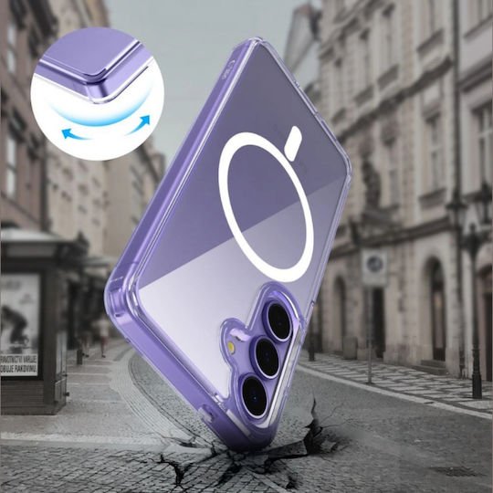 Flexair Hybrid Back Cover Silicone / Plastic Transparent (Galaxy S25 FE)