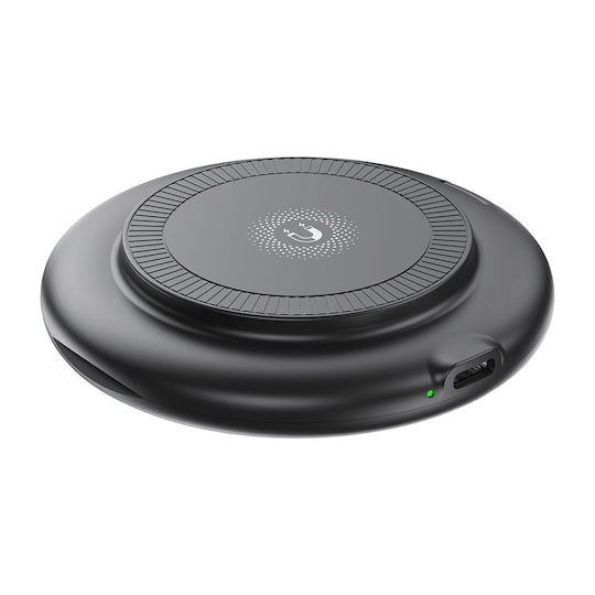 XO Ασύρματος Φορτιστής (Qi Pad) 15W Μαύρος (CX031)